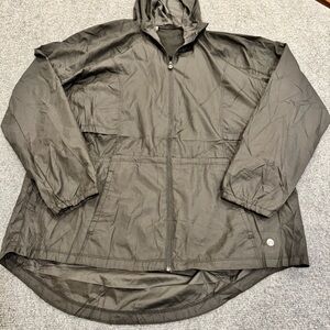 Men's Apana Black Lightweight Windbreaker Jacket Size L